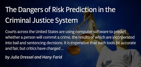 The Dangers of Risk Prediction in the Criminal Justice System | Educational Psychology & Emerging Technologies: Critical Perspectives and Updates | Scoop.it