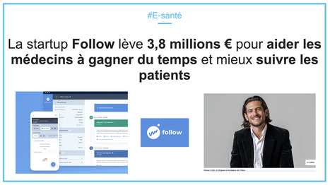 La startup Follow lève 3,8 millions € pour aider les médecins à gagner du temps et mieux suivre les patients | innovation & e-health | Scoop.it