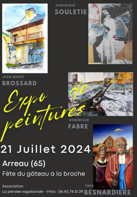 Exposition de peintures à Arreau le 21 juillet | Vallées d'Aure & Louron - Pyrénées | Scoop.it