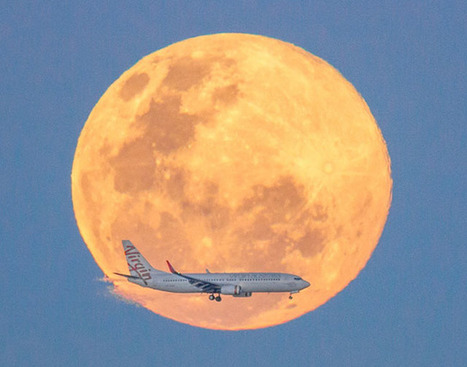 How I Shot a Plane Flying Through the Supermoon | Mobile Photography | Scoop.it