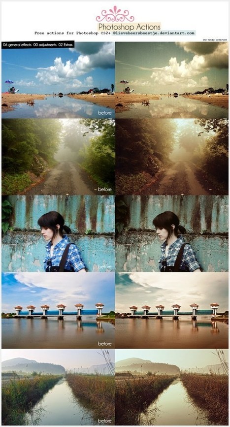 45 Amazing and Free Photoshop Actions | Vandelay Design Blog | photoshop ressources | Scoop.it