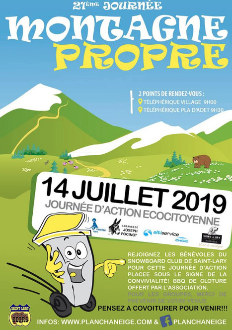Journée Montagne Propre à Saint-Lary Soulan le 14 juillet | Vallées d'Aure & Louron - Pyrénées | Scoop.it