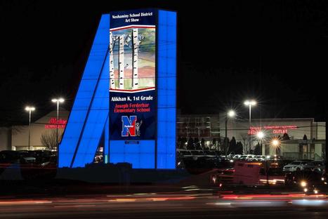 Neshaminy School Student Art on Display on "Middletown M" Outdoor Electronic "Billboard" | Newtown News of Interest | Scoop.it