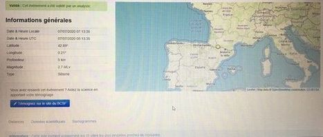 Deux tremblements de terre réveillent les habitants d'une dizaine de communes des Hautes-Pyrénées le 7 juillet | Vallées d'Aure & Louron - Pyrénées | Scoop.it