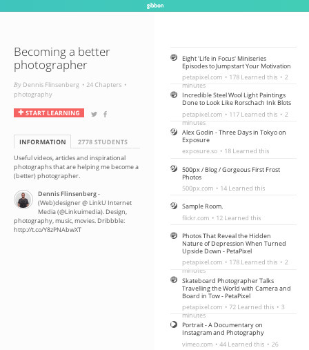 Curate Your Learning Playlist on Any Topic with Gibbon.co | Content Curation World | Scoop.it