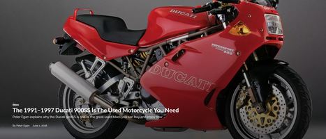 Cycle World - The 1991 - 1997 Ducati 900SS Is The Used Motorcycle You Need | Ductalk: What's Up In The World Of Ducati | Scoop.it
