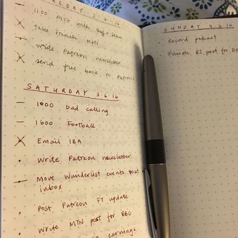 People are falling in love with a simple productivity system that just uses pen and paper | Happy, Healthy Nonprofit | Scoop.it