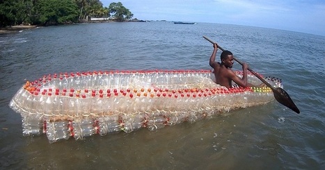 Cette association camerounaise fabrique des pirogues à partir de bouteilles en plastique usagées | Eco-conception | Scoop.it