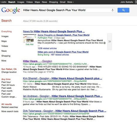 The New Google Conundrum | John Battelle's Search Blog | Google Penalty World | Scoop.it