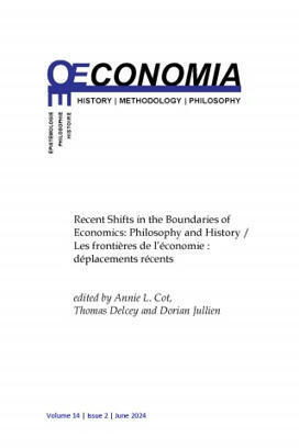 Oeconomia, vol.14-2, 2024-2 : Recent Shifts in the Boundaries of Economics. Philosophy and History. | Les Livres de Philosophie | Scoop.it