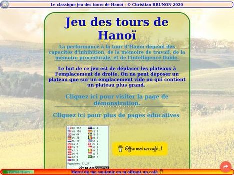 Jeu des tours de Hanoï | Sciences découvertes | Scoop.it