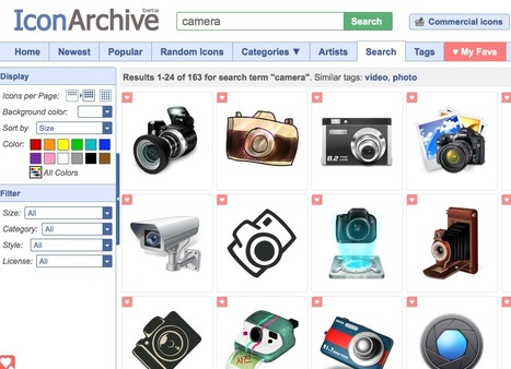 A Huge Curated Library of Quality Icons: The IconArchive | Presentation Tools | Scoop.it