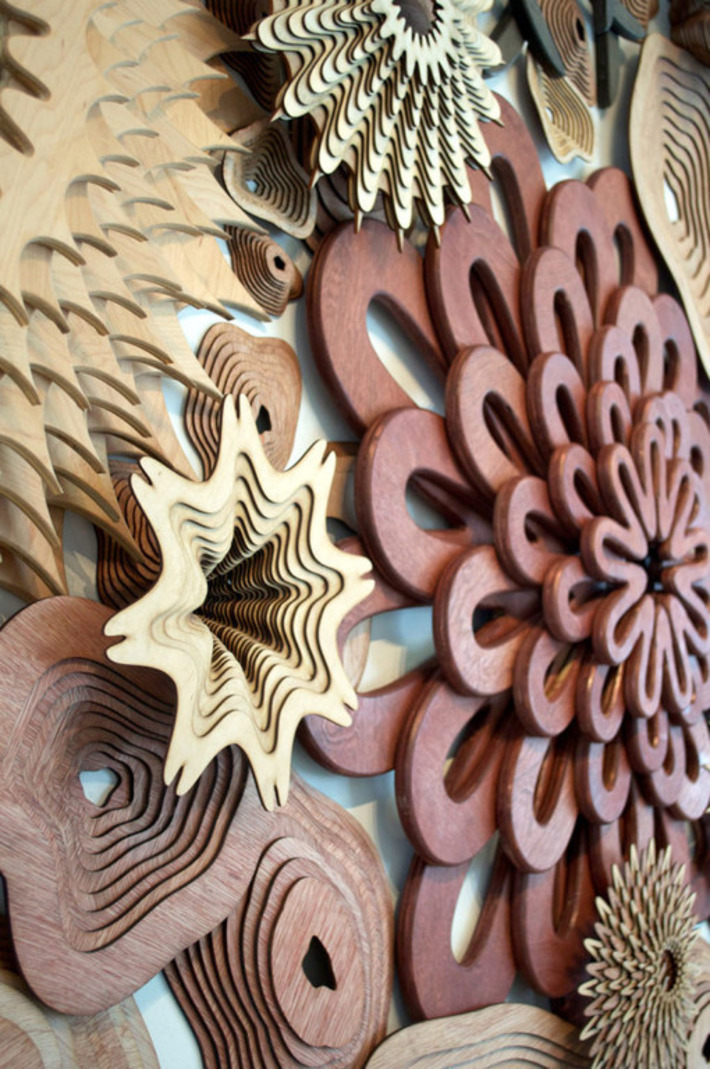 See Life: Layered Wooden Sculptures Inspired by Reefs - Design Milk | Découvrir, se former et faire | Scoop.it