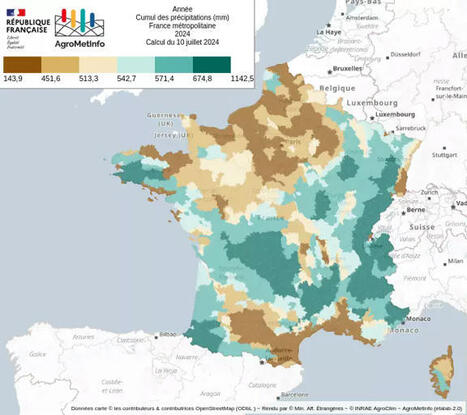 AgroMetInfo - Indicateurs simples de suivi de l’évolution des conditions agroclimatiques des cultures en France métropolitaine | Biodiversité | Scoop.it