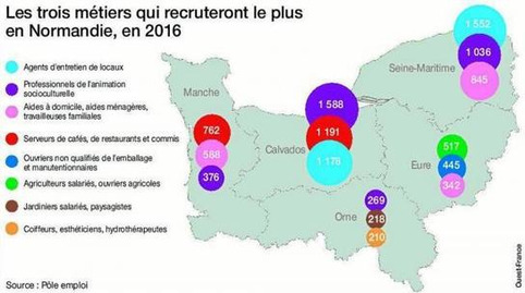 Emploi - 57 800 intentions d'embauche en Normandie | Veille territoriale AURH | Scoop.it