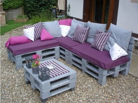 Top 30 DIY Pallet Sofa Ideas | Eco-conception | Scoop.it