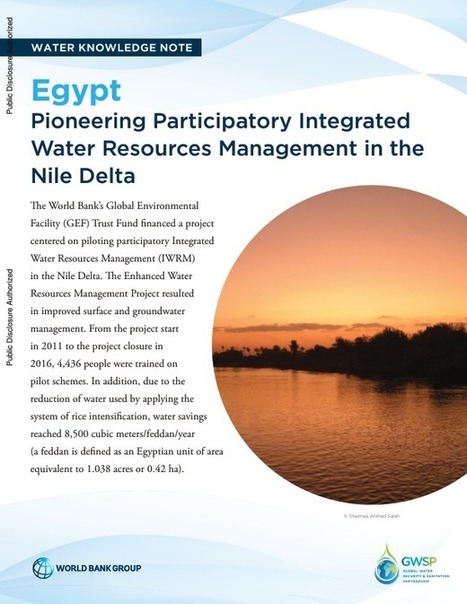 EGYPT: Water Knowledge Note - Pioneering participatory integrated water resources management in the Nile Delta - Egypt | SRI Global News: February - April 2024 **sririce -- System of Rice Intensification | Scoop.it