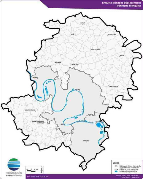 La Métropole et l’agglo Seine-Eure vont scruter les déplacements de 5.000 ménages | Veille territoriale AURH | Scoop.it