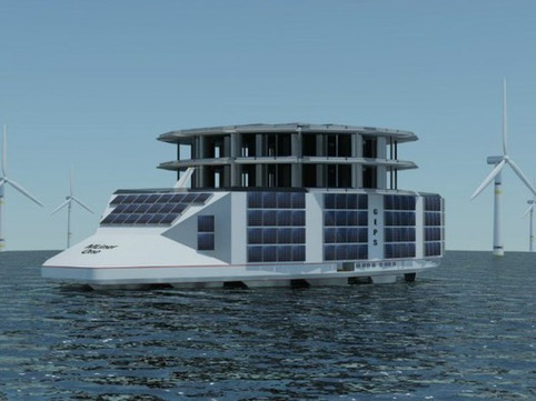 Une plateforme flottante pour unifier toutes les énergies marines | Veille territoriale AURH | Scoop.it