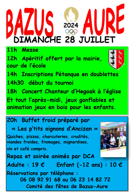 Fête de Bazus-Aure dimanche 28 juillet | Vallées d'Aure & Louron - Pyrénées | Scoop.it