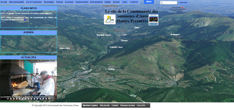 Un site internet pour la communauté de communes Aure (CCA) | Vallées d'Aure & Louron - Pyrénées | Scoop.it