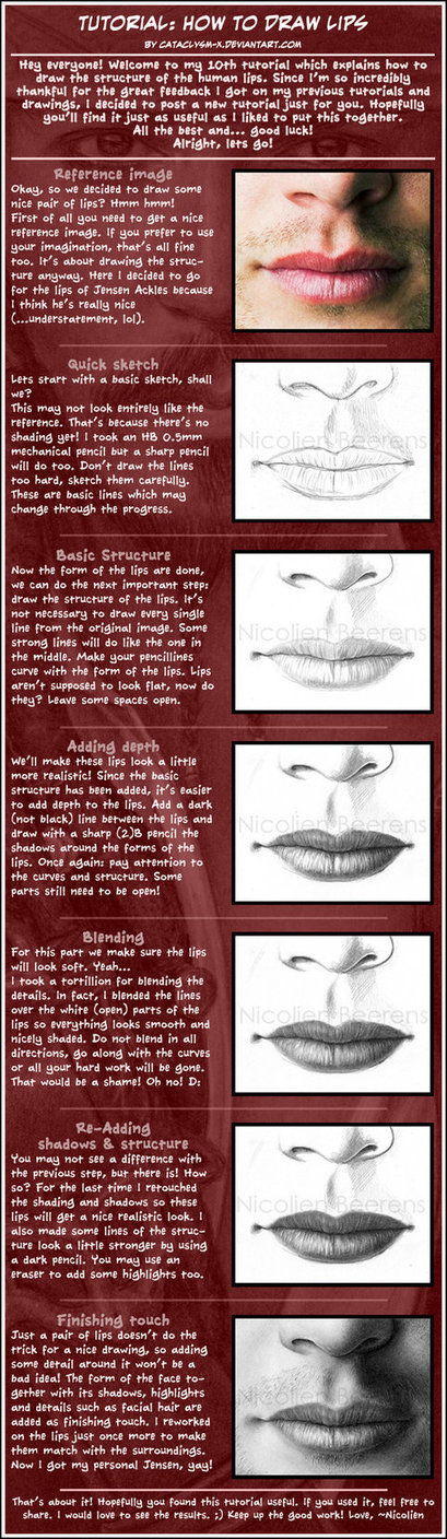 Tutorials: How to draw lips | Drawing and Painting Tutorials | Scoop.it