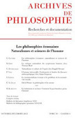 Archives de Philosophie 2015/4 (78) : Les philosophies écossaises. Naturalismes et sciences de l’homme | Les Livres de Philosophie | Scoop.it