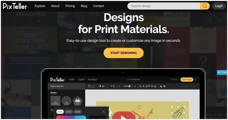 PixTeller. Un autre studio graphique en ligne pour créer de chouettes images | UseNum - Education | Scoop.it