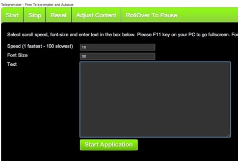 Read Into Your Webcam Without a Flaw: The Online Teleprompter | Online Video Publishing | Scoop.it