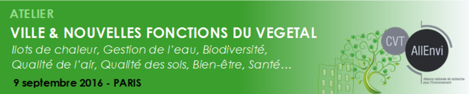 Événement - ATELIER - Ville et nouvelles fonctions du végétal, 9 sept. 2016 | Veille territoriale AURH | Scoop.it