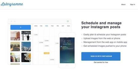 3 outils pour programmer vos posts sur Instagram | Le Top des Applications Web et Logiciels Gratuits | Scoop.it