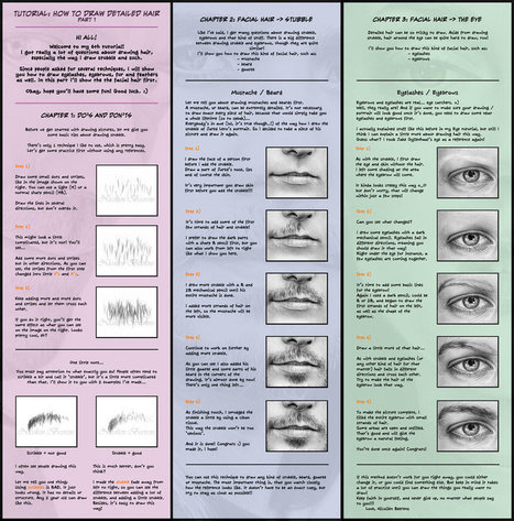 Tutorial: Detailed Hair part 1 | Drawing and Painting Tutorials | Scoop.it
