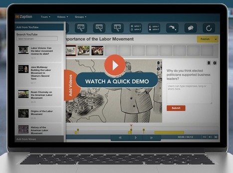 Create Interactive Learning Video Tours With Zaption | Online Video Publishing | Scoop.it