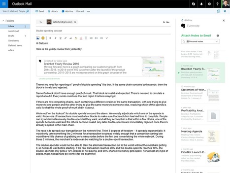 Présentation d'Evernote pour Outlook - Evernote en français | Evernote, gestion de l'information numérique | Scoop.it