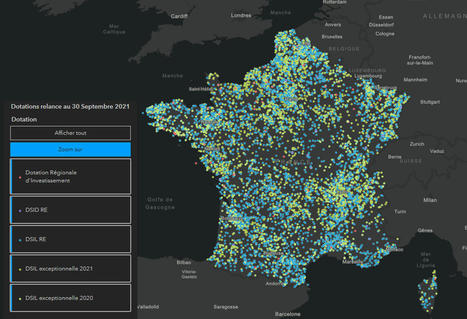 Consultez la carte sur les dotations d'investissement attribuées aux collectivités locales au titre du plan de relance au 30 septembre 2021  | Veille juridique du CDG13 | Scoop.it