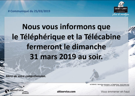 Fin de saison pour la station de Saint-Lary Soulan le 31 mars au soir | Vallées d'Aure & Louron - Pyrénées | Scoop.it