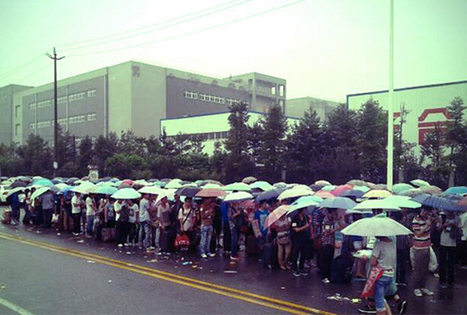 Les chinois font la queue pour travailler chez Foxconn | Chine | Scoop.it