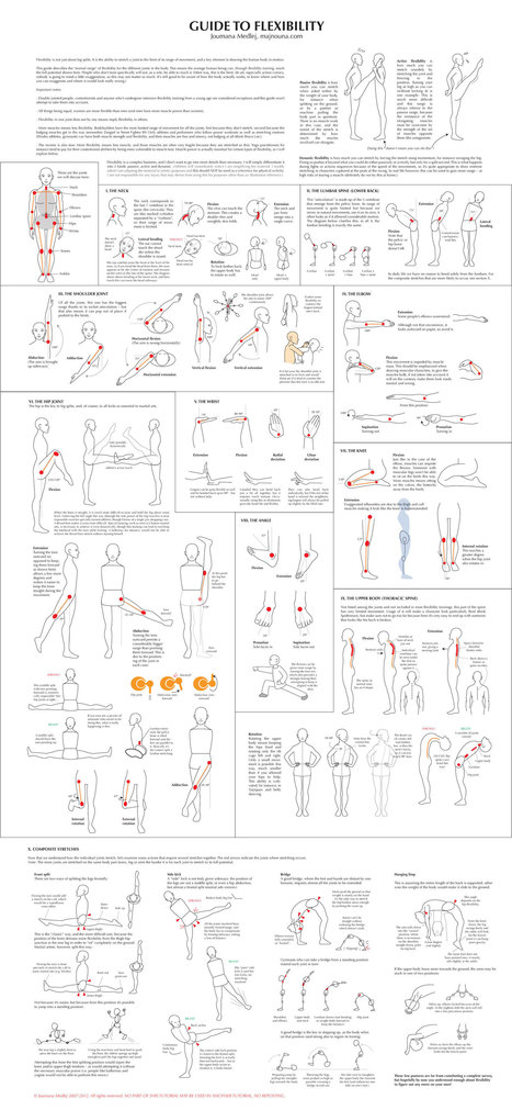Guide to Movement and Flexibility | Drawing References and Resources | Scoop.it