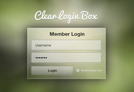 Download PSD Gratis: Scarica Questo Template di Login | PSD Downloads per Web Designer Freelance | Scoop.it