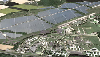 Cette méga centrale solaire photovoltaïque sera construite sur un terrain militaire français