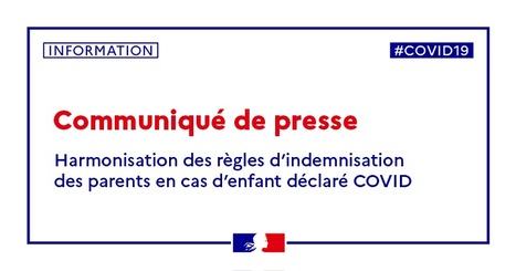 Harmonisation des règles d’indemnisation des parents en cas d’enfant déclaré COVID | Veille juridique du CDG13 | Scoop.it