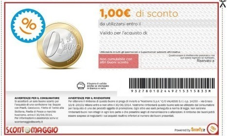 Sono arrivati i Coupon di scontOmaggio | Coupon e buoni sconto per la spesa alimentare | Scoop.it