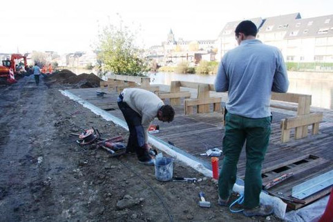 Caen - Des estacades pour musarder sur les berges du canal | Veille territoriale AURH | Scoop.it