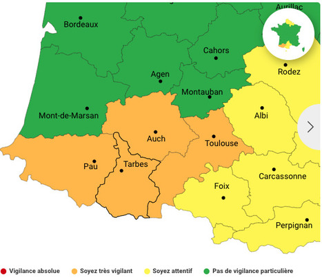 VIGILANCE ORANGE POUR ORAGE DANS LES HAUTES-PYRÉNÉES (65) JEUDI 27 JUILLET | Vallées d'Aure & Louron - Pyrénées | Scoop.it