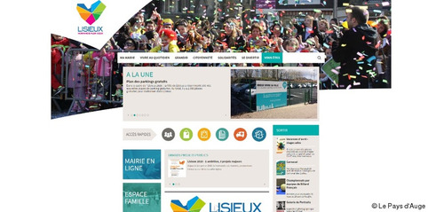 Lisieux - Un nouveau site internet pour la ville de Lisieux | Veille territoriale AURH | Scoop.it