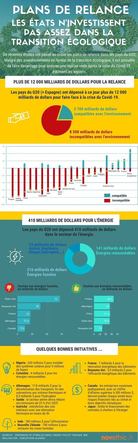 Les plans de relance du monde passés au crible de la transition écologique | Vers la transition des territoires ! | Scoop.it