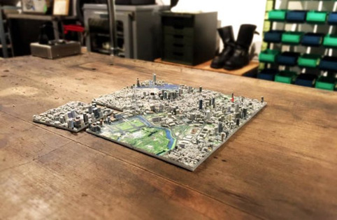 Quand l’impression 3D et le financement participatif réalise de superbes cartes de Tokyo | Veille territoriale AURH | Scoop.it