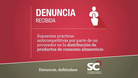 ⚠️ #DESTACADO: ​SC recibe denuncia de supuestas prácticas anticompetitivas por parte de un proveedor en la distribución de productos de consumo alimenticio. #ElSalvador | SC News® | Scoop.it