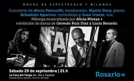 La Casa del Tango Rosario‎: Concierto, milonga y exhibición de baile | Mundo Tanguero | Scoop.it