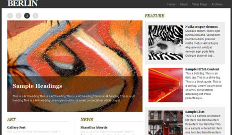 110 Free Wordpress Themes For 2011 | Wordpress templates | Scoop.it